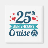 25e cruise Jubileum Magneet (Voorkant)