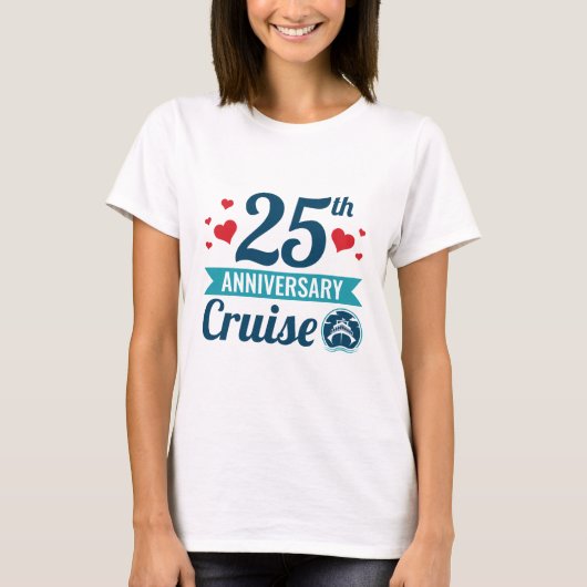 25e cruise Jubileum T-shirt (Voorkant)