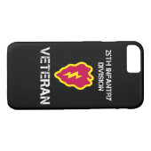 25e divisie infanterie Case-Mate iPhone case (Achterkant (Horizontaal))