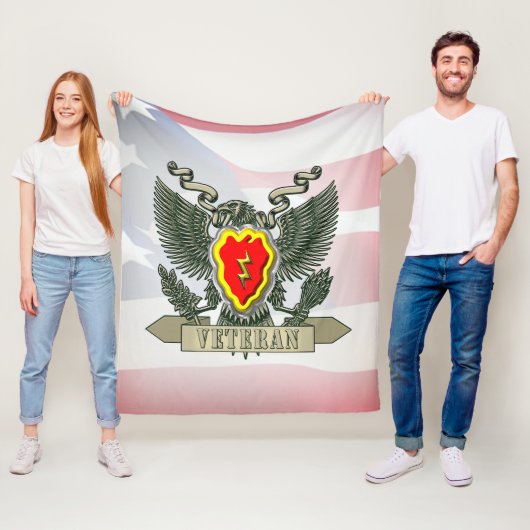 25e divisie infanterie fleece deken (In situ)