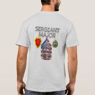25e divisie infanterie sergeant-majoor t-shirt