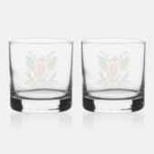 25e divisie infanterie whisky glas (Achterkant)