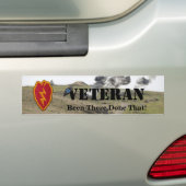 25e flacon divisie pleisters bumper sticker (Op auto)