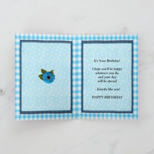 25e fotokaart voor een verjaardag kaart (Binnen)