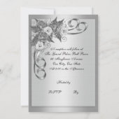 25e herdenkingsdag van de bruiloft Wit rozen Kaart (Achterkant)