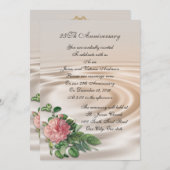 25e herdenkingsdag van het huwelijk: hernieuwing r kaart (Voorkant / Achterkant)