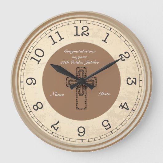 25e herdenkingsklok in Priest Jubilee Grote Klok (Voorkant)