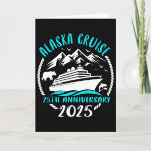 25e huwelijksjubileum Alaska Cruise 2025 Koppel Kaart
