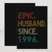 25e huwelijksjubileum cadeau voor hem Epische echt Kaart (Voorkant / Achterkant)