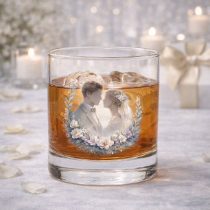 25e huwelijksjubileum erfstukfeest whisky glas