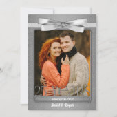 25e Huwelijksjubileum Foto Kaart (Voorkant)