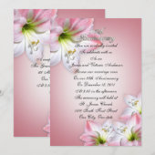 25e huwelijksjubileum geloften hernieuwen roze ama kaart (Voorkant / Achterkant)