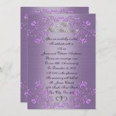 25e huwelijksjubileum geloften vernieuwing Lavende Kaart (Voorkant / Achterkant)