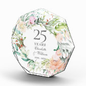 25e Huwelijksjubileum Rozen Krans Fotoblokken (Rechts)