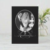 25e huwelijksuitnodiging - Foto's Kaart (Staand voorkant)