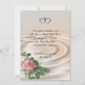 25e huwelijksverjaardag gelofte verlenging roos kaart (Achterkant)