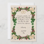 25e huwelijksverjaardag gelofte vernieuwing kaart (Achterkant)