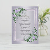 25e huwelijksverjaardag hernieuwing van geloften L Kaart (Staand voorkant)