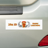 25e ID Airborne Tropic Lightning Bumpersticker (Op auto)