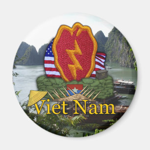 25e ID Zuigelingendivisie vietnam war vets Magneet