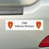 25e Inf Div b-s Bumpersticker (Op auto)