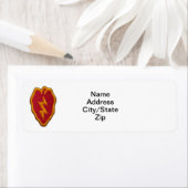 25e INF DIV infanteriedivisie Schofield Barracks Etiket (Insitu)