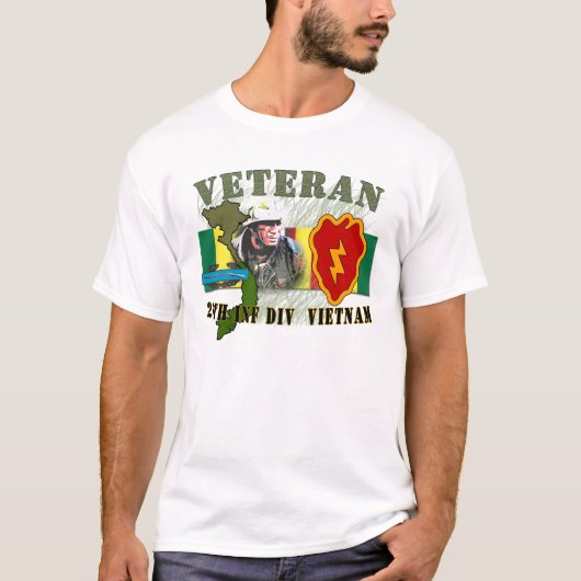 25e Inf Div - Vietnam T-shirt (Voorkant)