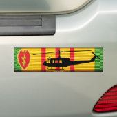 25e infanteriediv. UH-1 Huey VSM Bumpersticker (Op auto)