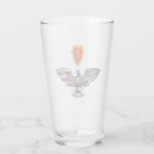 25e infanteriedivisie Airborne Eagle Veteran Glas (Achterkant)