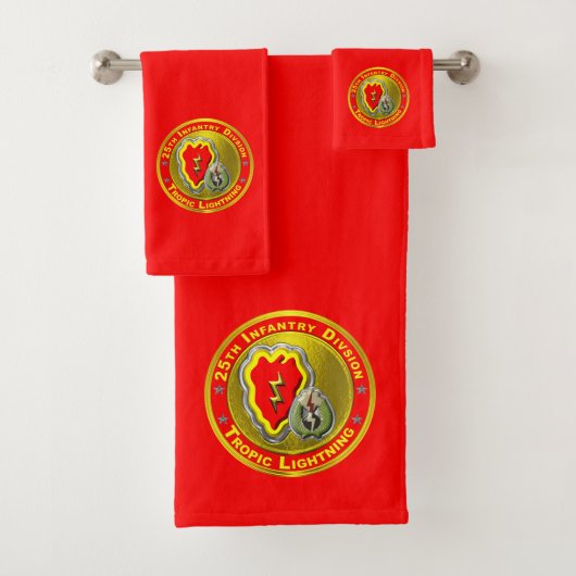 25e infanteriedivisie bad handdoek (Insitu)