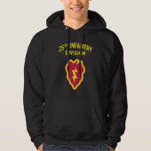 25e Infanteriedivisie Badge Hoodie (Voorkant)