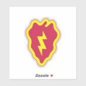 25e Infanteriedivisie Badge Sticker (Vel)