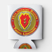 25e infanteriedivisie blikjeskoeler (Achterkant)