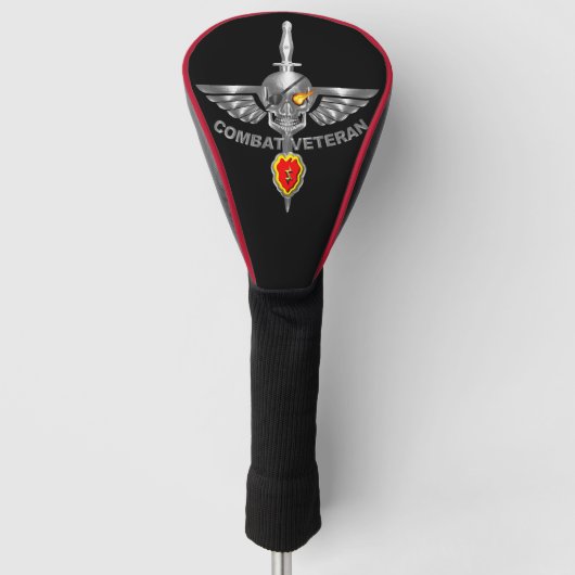 25e Infanteriedivisie "Combat Veteran" Golfheadcover (Voorkant)