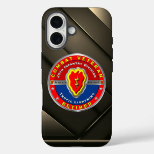 25e Infanteriedivisie gepensioneerde veteraan iPhone 16 Hoesje