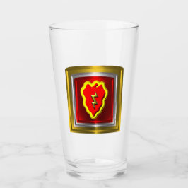 25e infanteriedivisie Gepersonaliseerd pleister Glas
