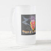 25e infanteriedivisie Gift Frosted Mok (Voorkant links)