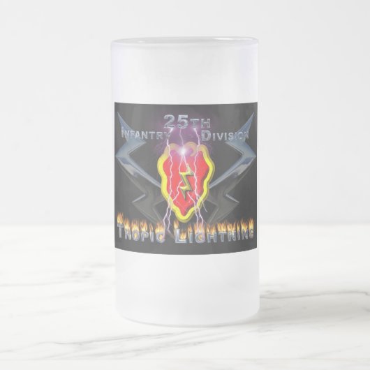 25e infanteriedivisie Gift Frosted Mok (Center)