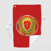 25e Infanteriedivisie Golfhanddoek (Insitu)