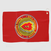 25e Infanteriedivisie Golfhanddoek (Horizontaal)