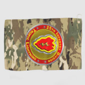 25e Infanteriedivisie Golfhanddoek (Horizontaal)