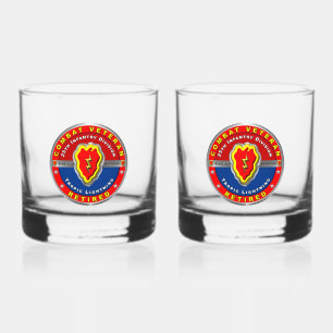 25e infanteriedivisie, in ruste whisky glas