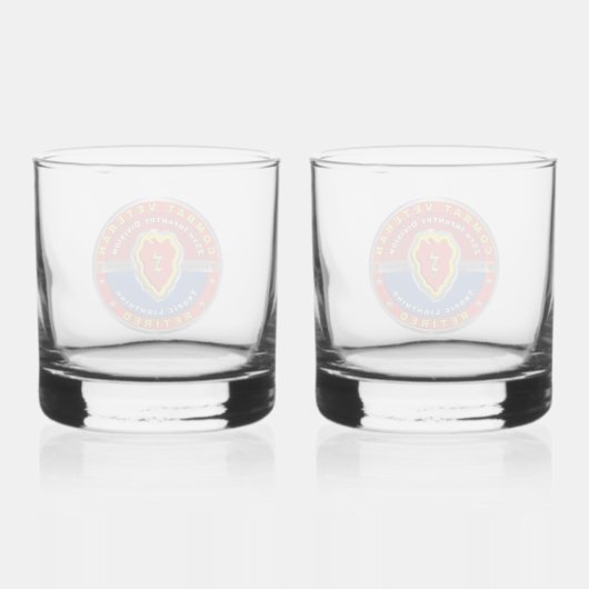 25e infanteriedivisie, in ruste whisky glas (Achterkant)