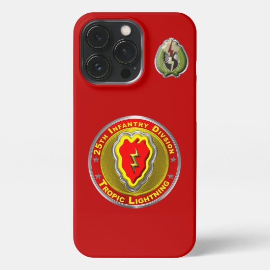 25e infanteriedivisie iPhone hoesje (Achterkant)