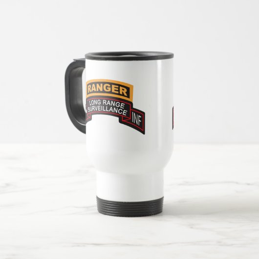 25e infanteriedivisie LRS scrol, tabblad Ranger Reisbeker (Voorkant links)