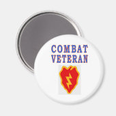 25e INFANTERIEDIVISIE Magneet (Voorkant / Achterkant)