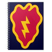 25e infanteriedivisie notitieboek (Voorkant)