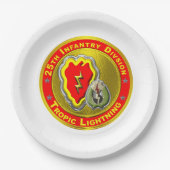 25e infanteriedivisie papieren bordje (Voorkant)