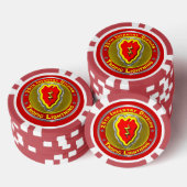 25e infanteriedivisie poker chips (Opstapeling)