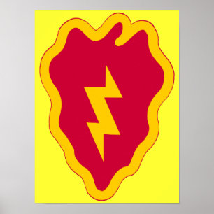 25e infanteriedivisie poster